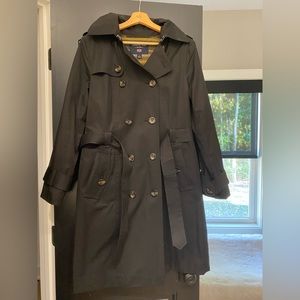 LONDON FOG DOUBLE BREASTED TRENCH COAT - S